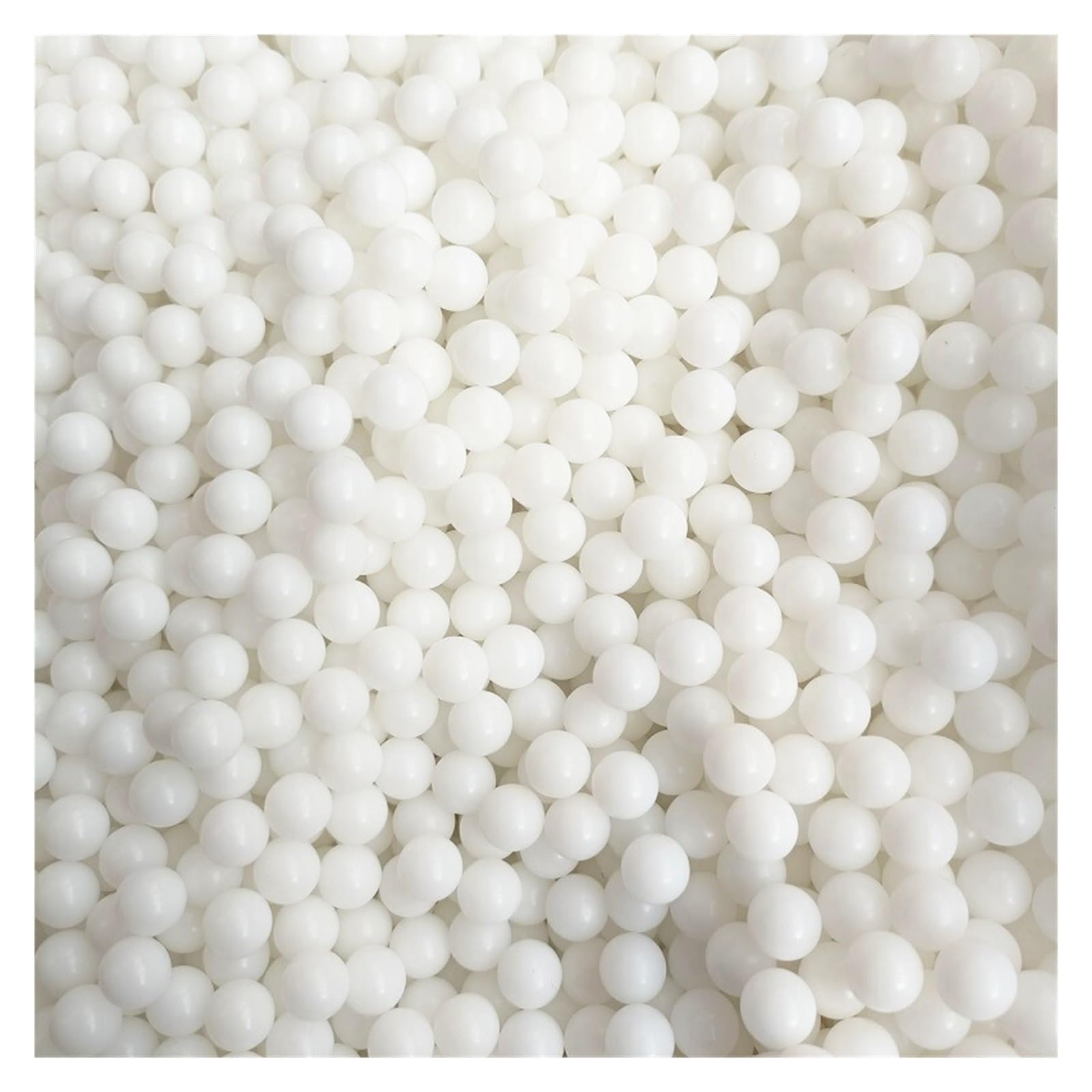 LIUCH POM-Kunststoffkugel Durchmesser 2 2,38 2,5 2,778 3 3,175 3,969 4 4,5 4,763 5 5,556 6 6,35 6,95 7 mm bis 15 mm Präzisions-Vollkugel weiß(100pcs,15mm)