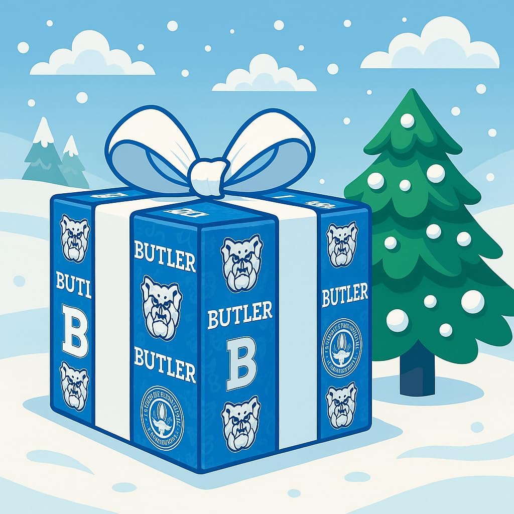 ONDEMAND FAN NCAA Wrapping Paper with Team Tapestry design (Butler Bulldogs,Wrapping Paper 30" x20')