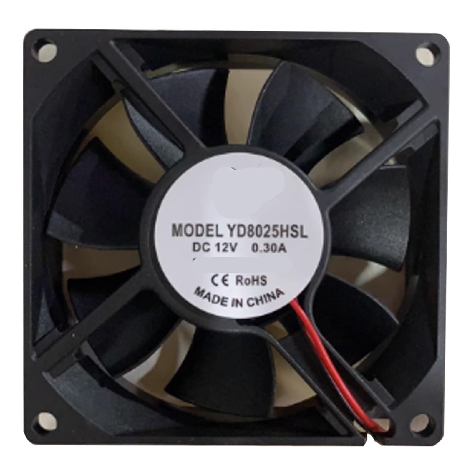 YMUGUEGH YD0825HSL 8025 DC12V 24V 0.15/0.3/0.2/25A inverter cooling fan 8CM(YD8025HSL 12V 0.3A)