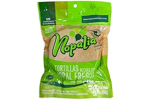 Nopales Mexicanos: Nopalia Tortillas (Cactus Tortilla) 500g