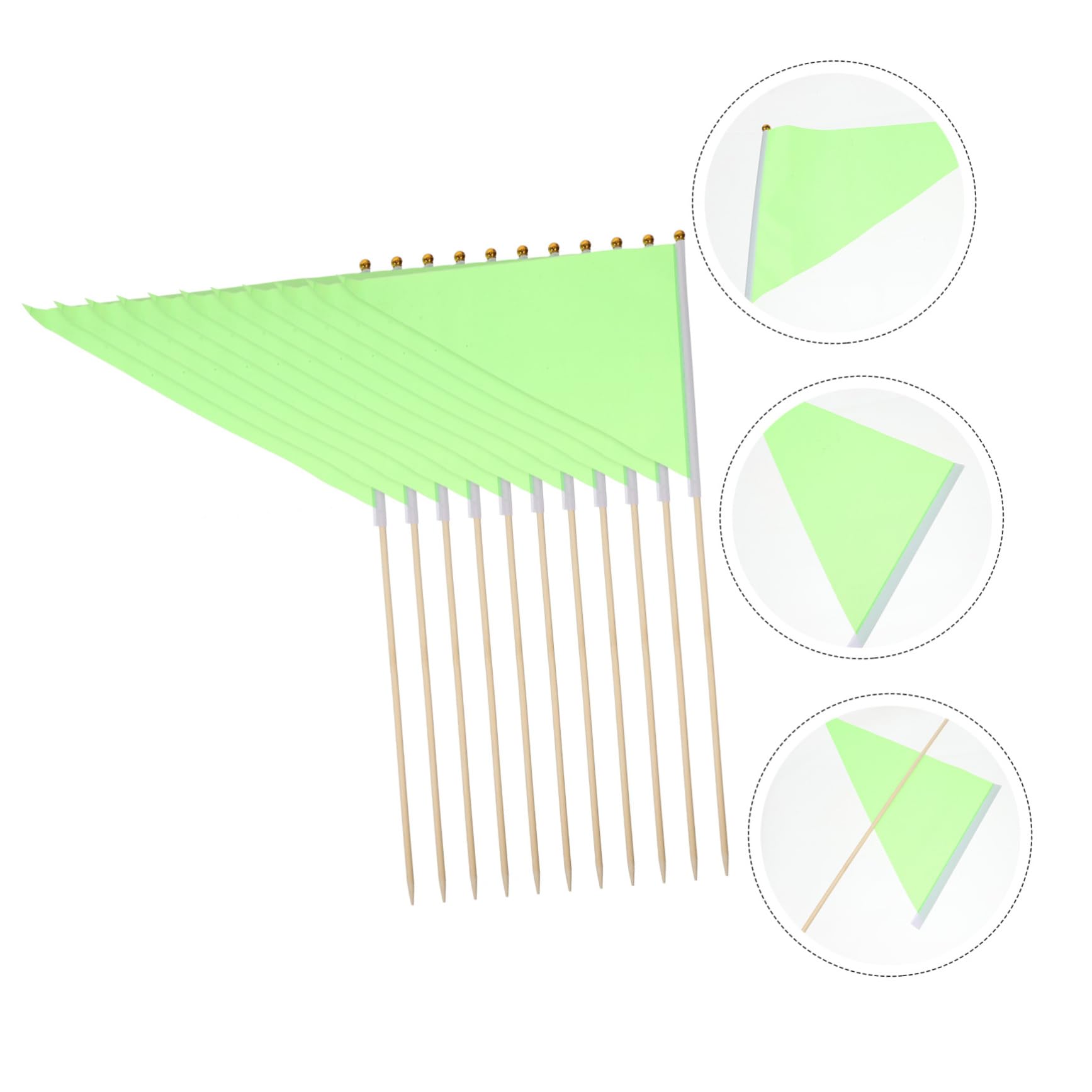 Yardwe 20 STK Rasenmarkierungsfahnen Sprinklerfahnen Kleine Hoffahnen  Yard-flaggen-Marker Yard-markierungsfahnen Markierungen Fr Rasenfahnen  BLM-Flagge Handheld Bambus Fahnenstange : Amazon.de: Garten