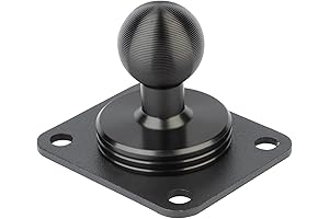 Metal 4-Hole AMPS Base Mount with 20mm (0.787 inches) Mounting Ball: Bulletpoint...
