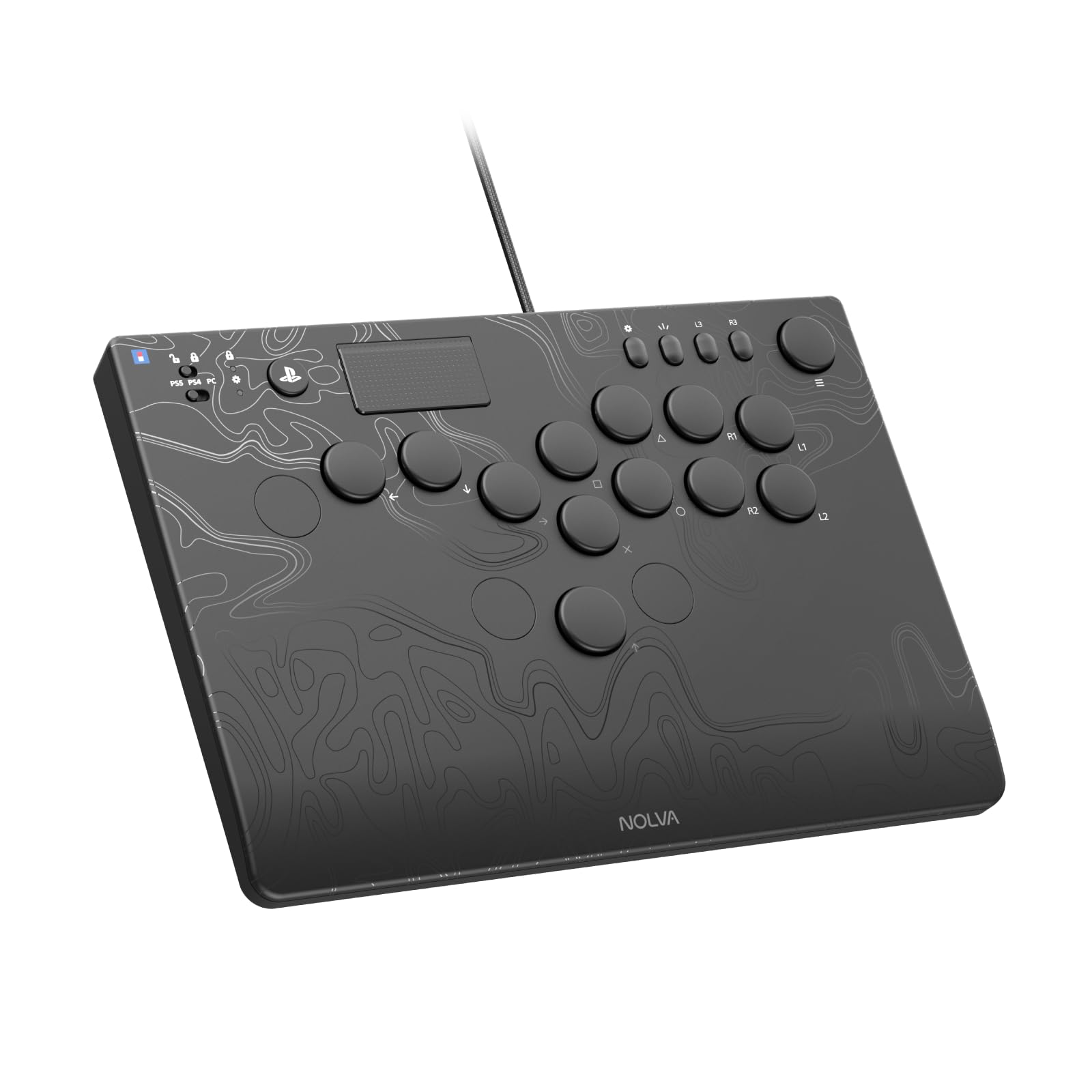 Hori - NOLVA Mechanical All-Button Controller para PlayStation 5, PlayStation 4 y Windows 11/10 - Licencia oficial de Sony