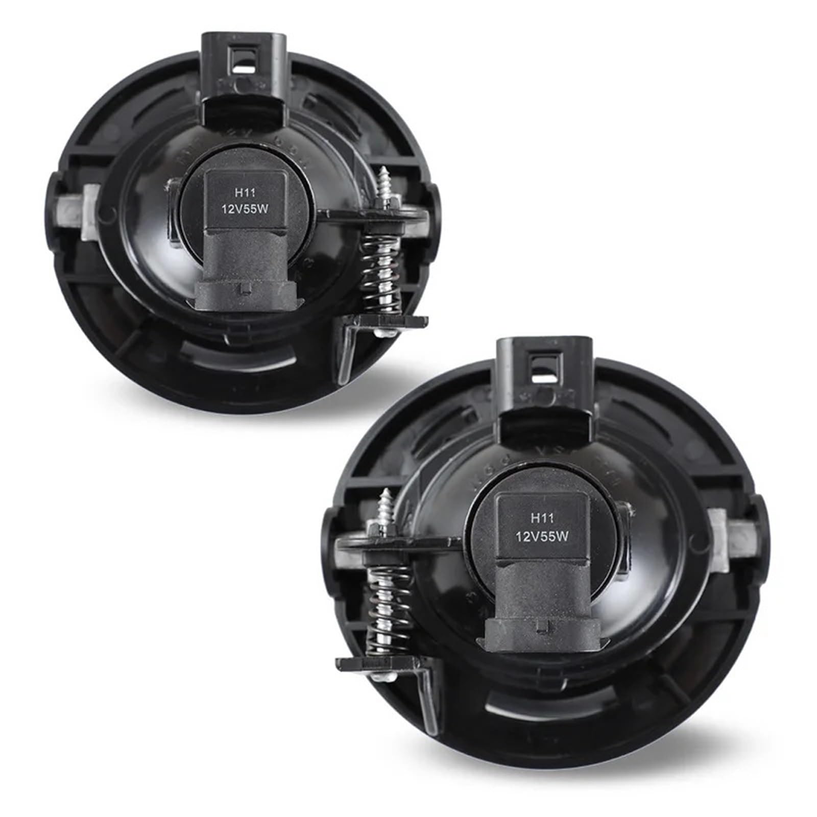 Kit fari fendinebbia + cablaggio + interruttore for Dodge Challenger 2015-2020, gruppo fari paraurti anteriore con lente trasparente, coppia di proiettori Halo