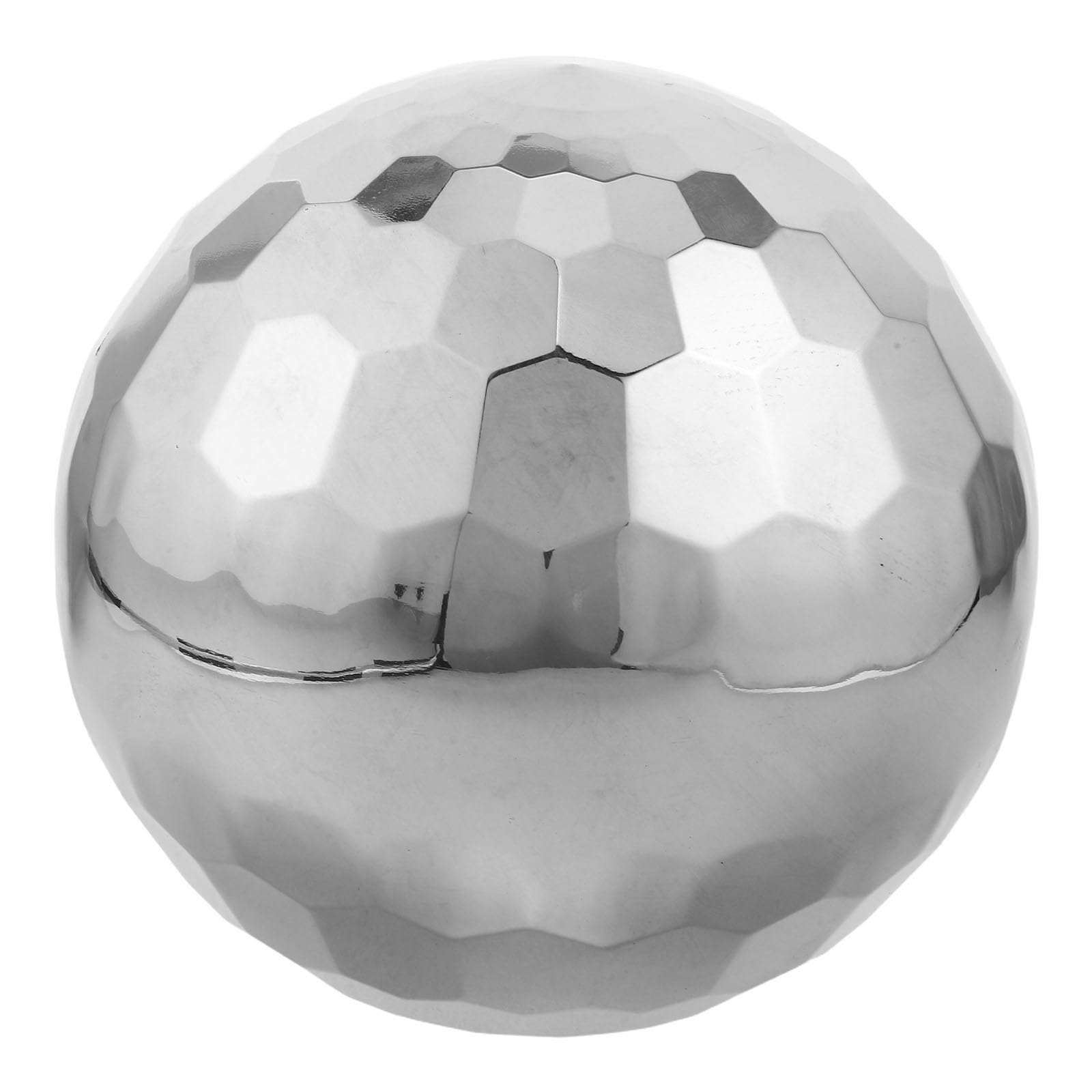 Boule décorative en acier inoxydable argenté surface miroir très polie pour extérieur