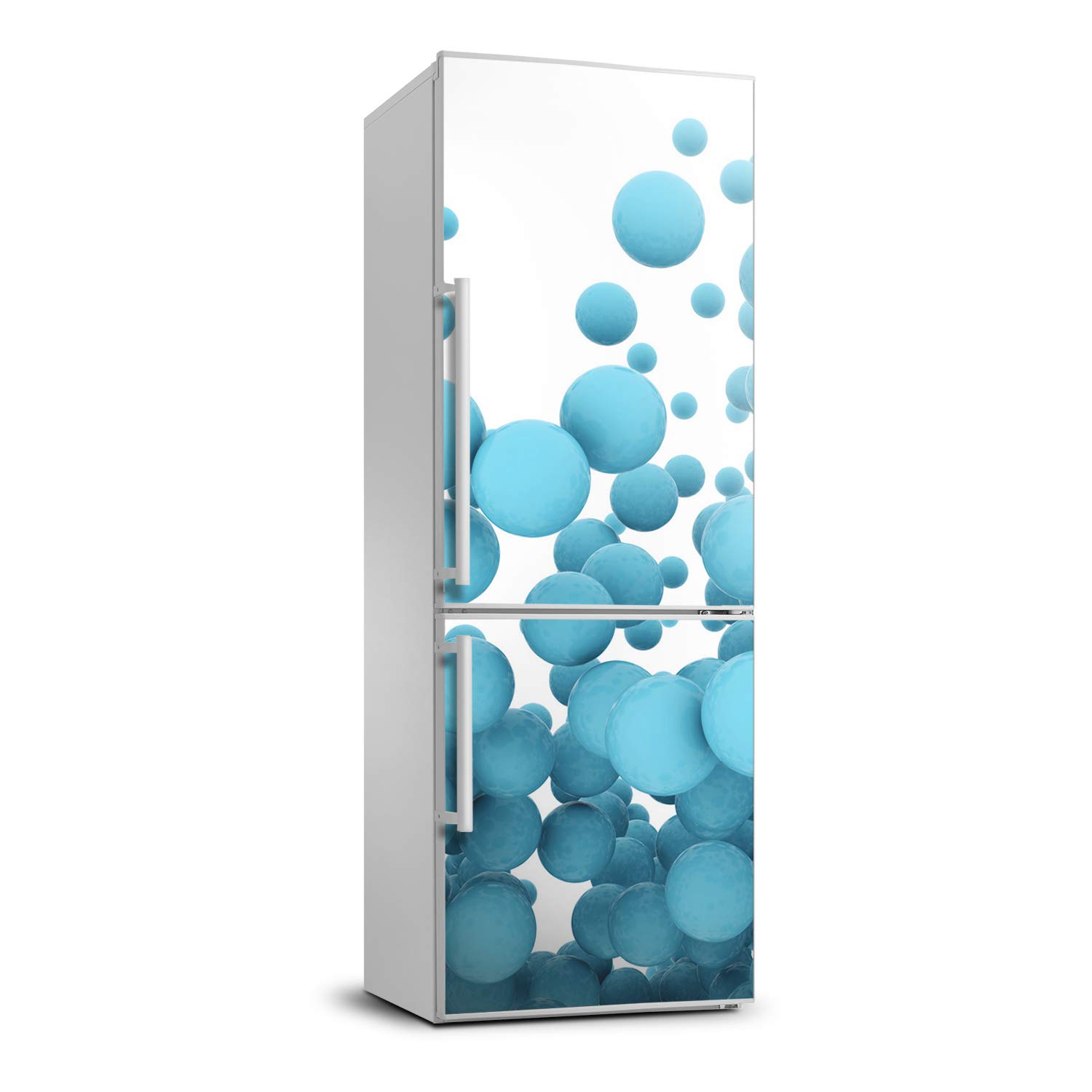 Autocollant frigo 60x180cm décoration adhésive boules d'abstraction Tulup