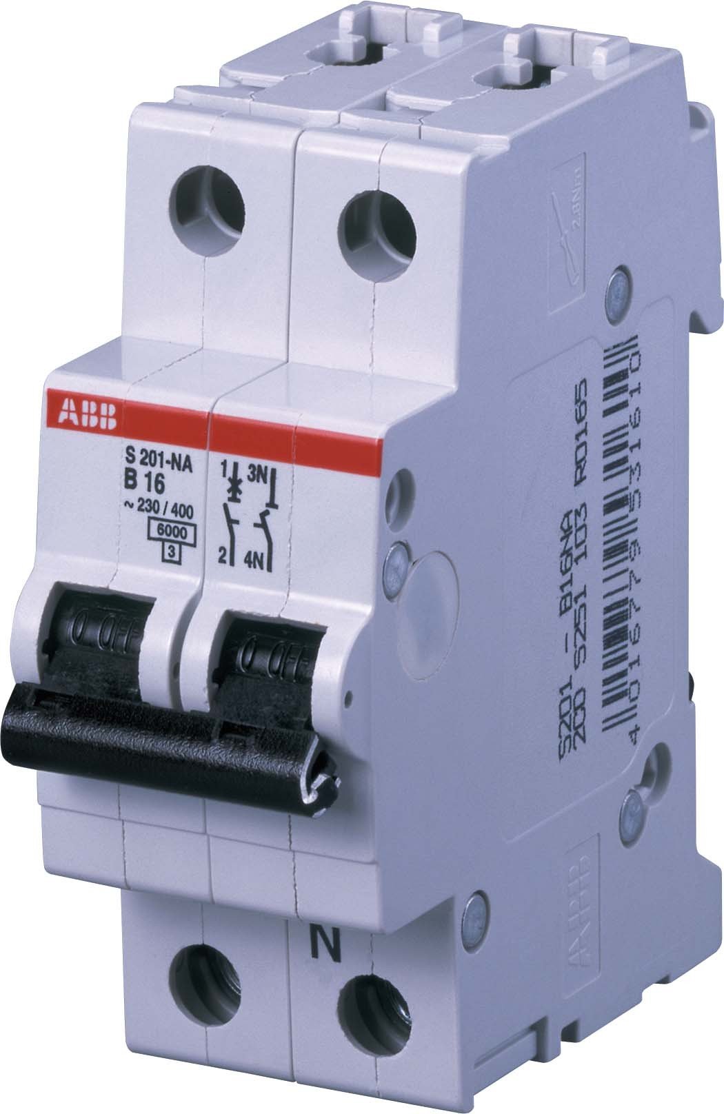 Abb S201 Na C10 Interrutt.Automatico 6KA 1P+N - 4
