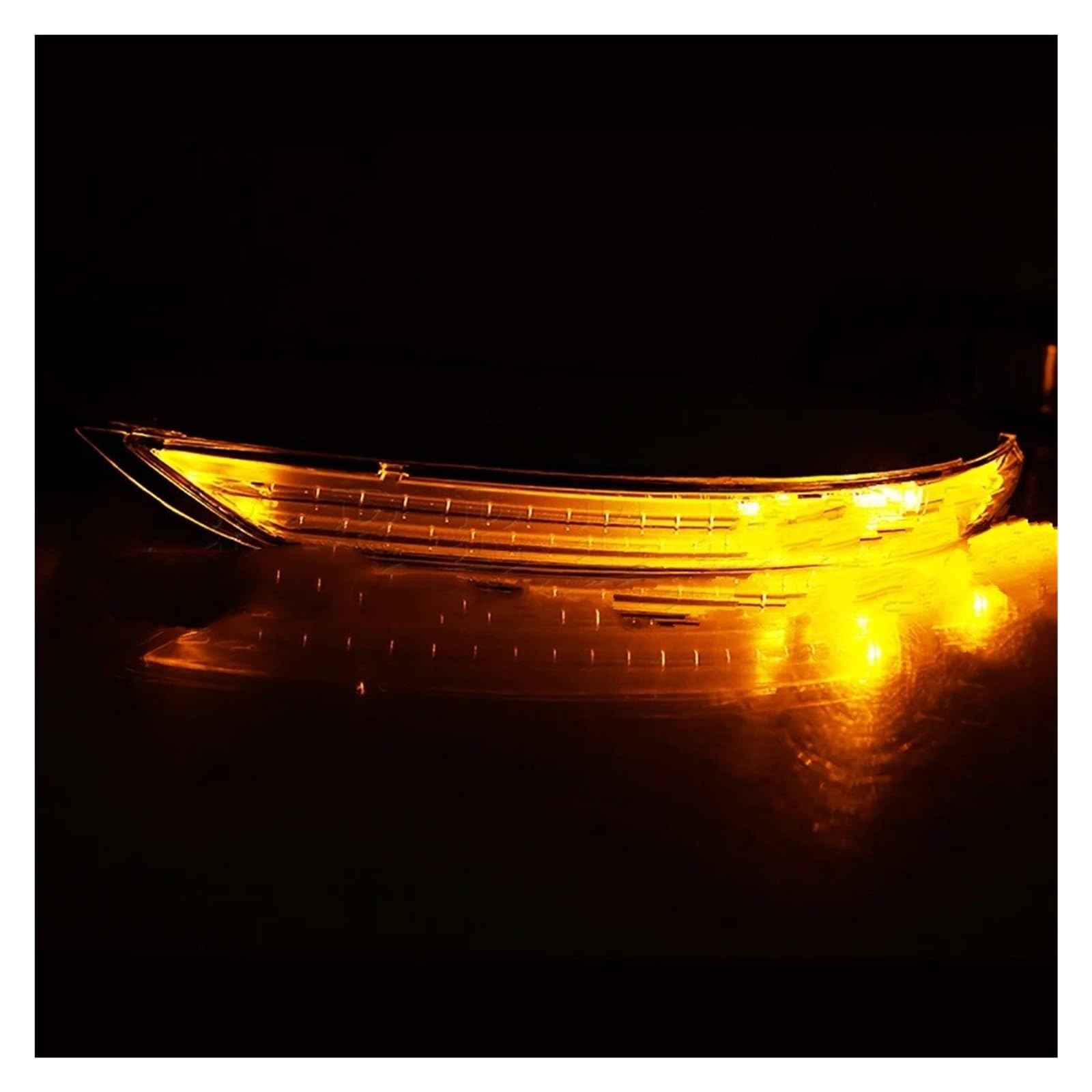 Intermitente Retrovisor para VW para Touareg 2007 2008 2009 2010 2011 7L6949101C 7L6949102C Espejo Retrovisor Lateral del Coche Luz LED De Intermitente Lámpara Ámbar Retrovisor Luces(1Pcs Left)