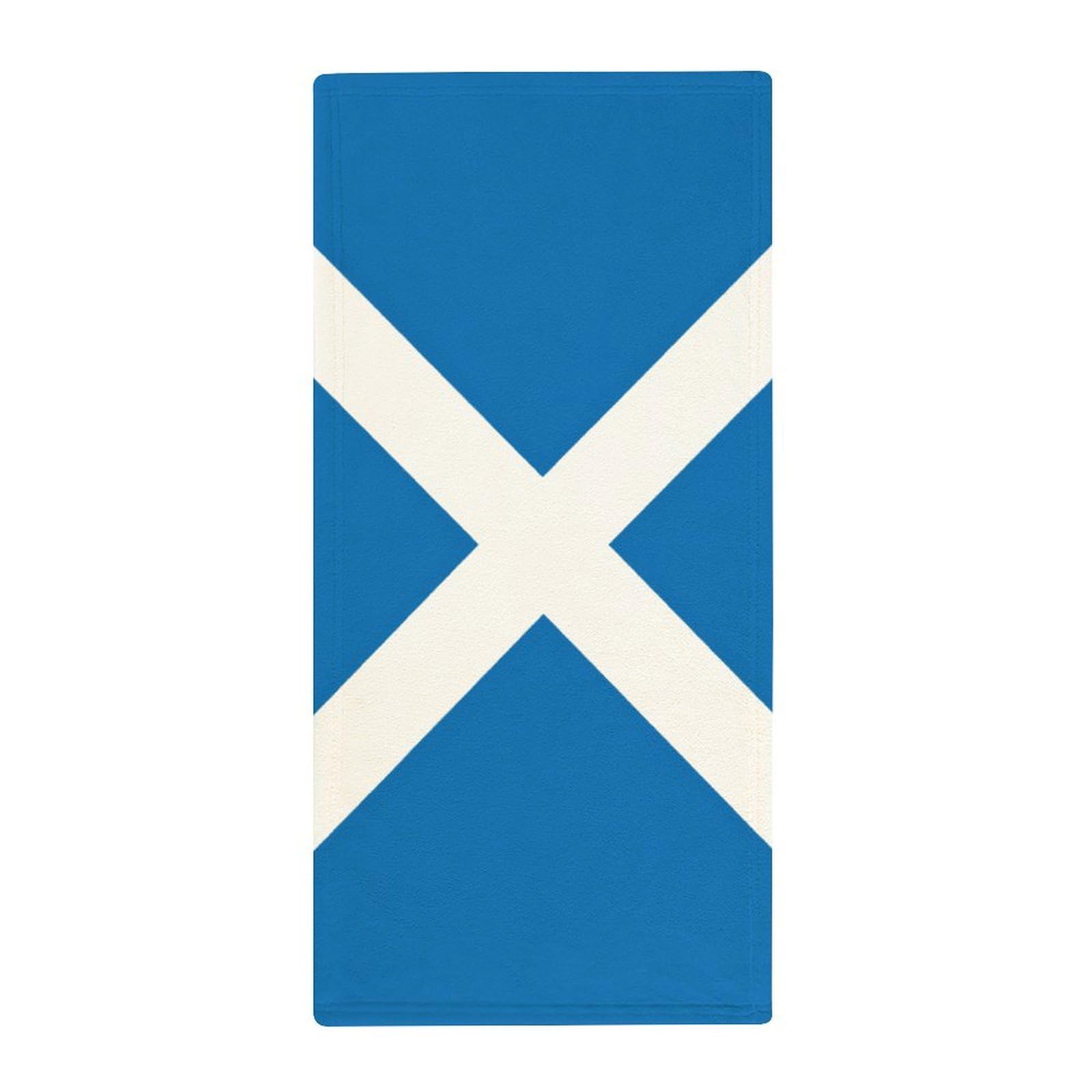Anceky Ultra-Light Camp Towels, Scottish Flag Quick-Dry Absorbent Towels for Travel, Gym & Fitness Routines