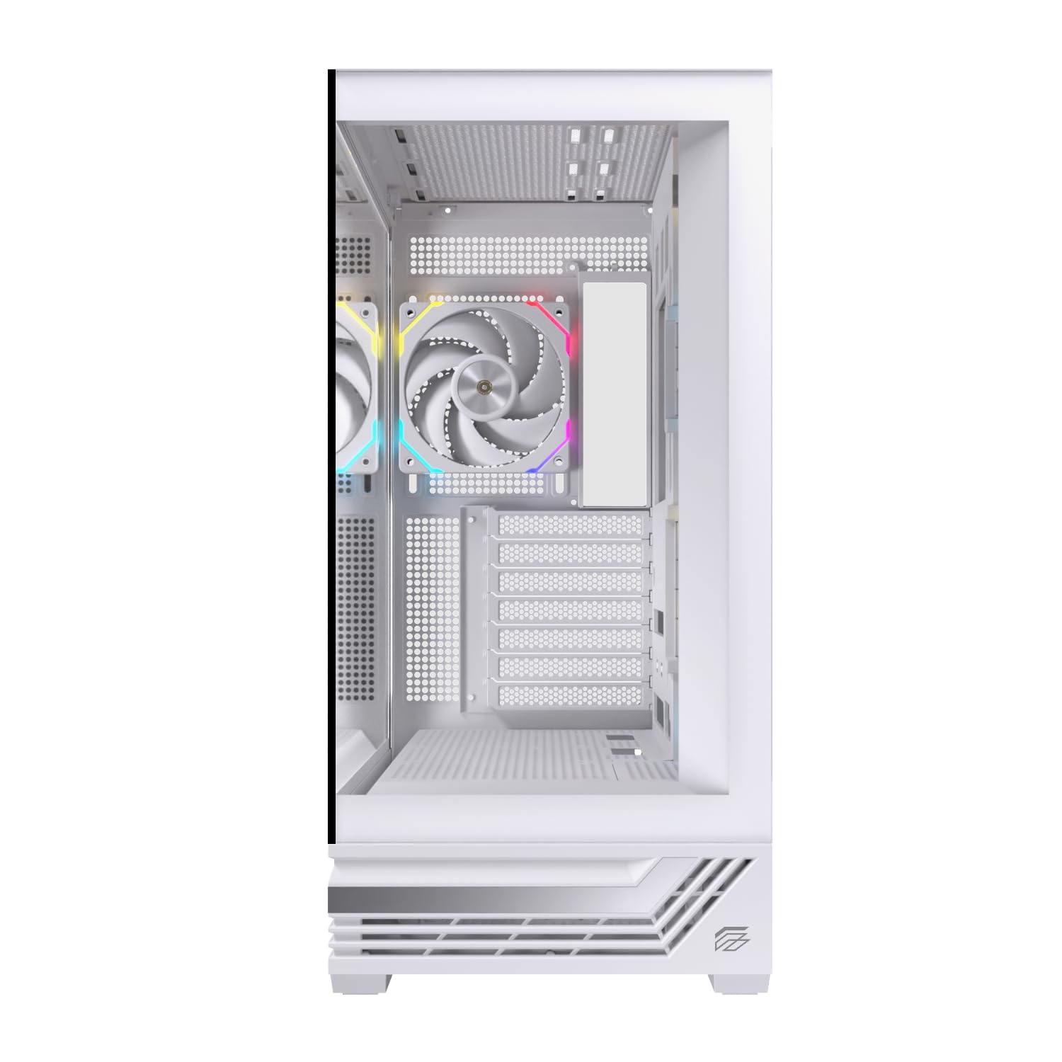 Prisma S800 RGB Caja de PC para Gaming, Soporte para 10 Ventiladores de 120mm, Refrigeración Líquida de 360mm (RGB Blanco)