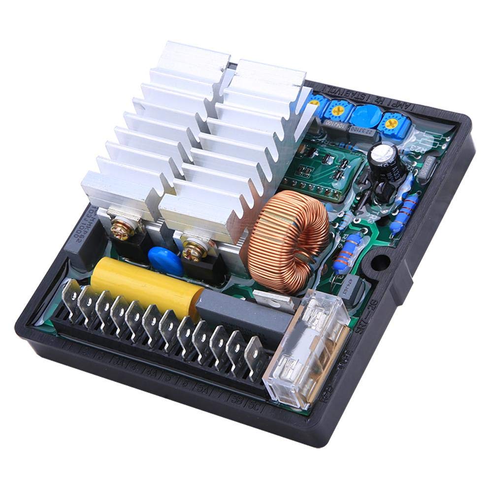 Controlador de voltaje Elprico, 50-270AC 50/60HZ SR7-2G Generador regulador de voltaje automático AVR para generador sin escobillas