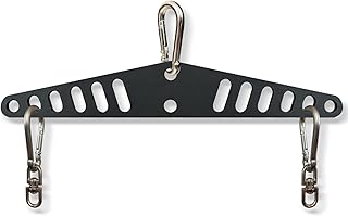 Barra de tracción LAT Multi-Grip para gimnasio en casa, fitness, placa de expansión LAT Pulldown cabezales para máquina de cables, cable doble a individual, agarre de práctica