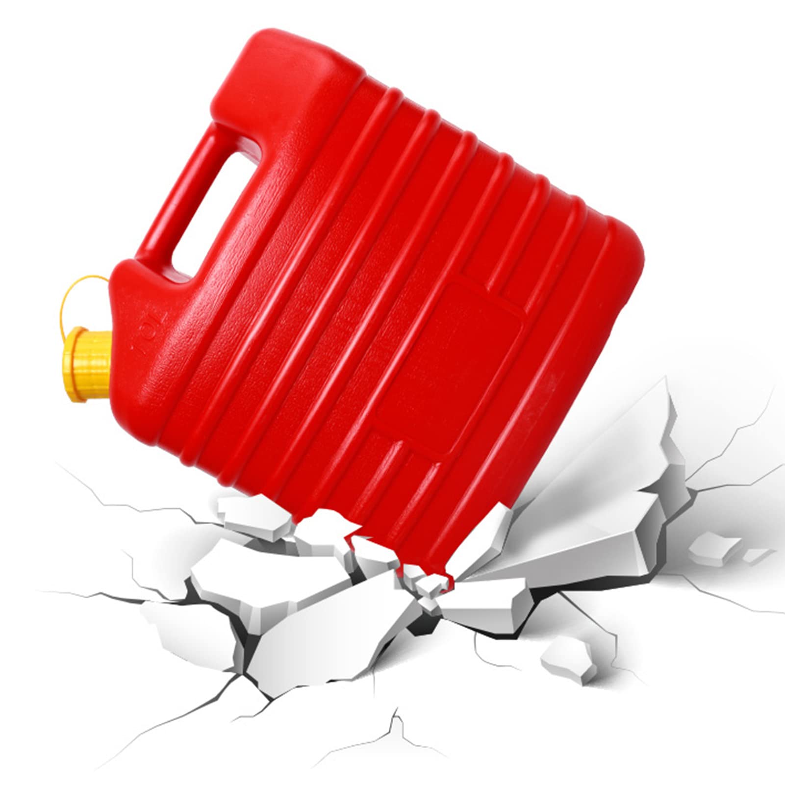 Tanque de Combustible Portátil, Garrafa de Gasolina y Diésel en el Plastico con Mango de Barras para Motocicleta SUV ATV Dirt Bike Coche Barco Vehículo