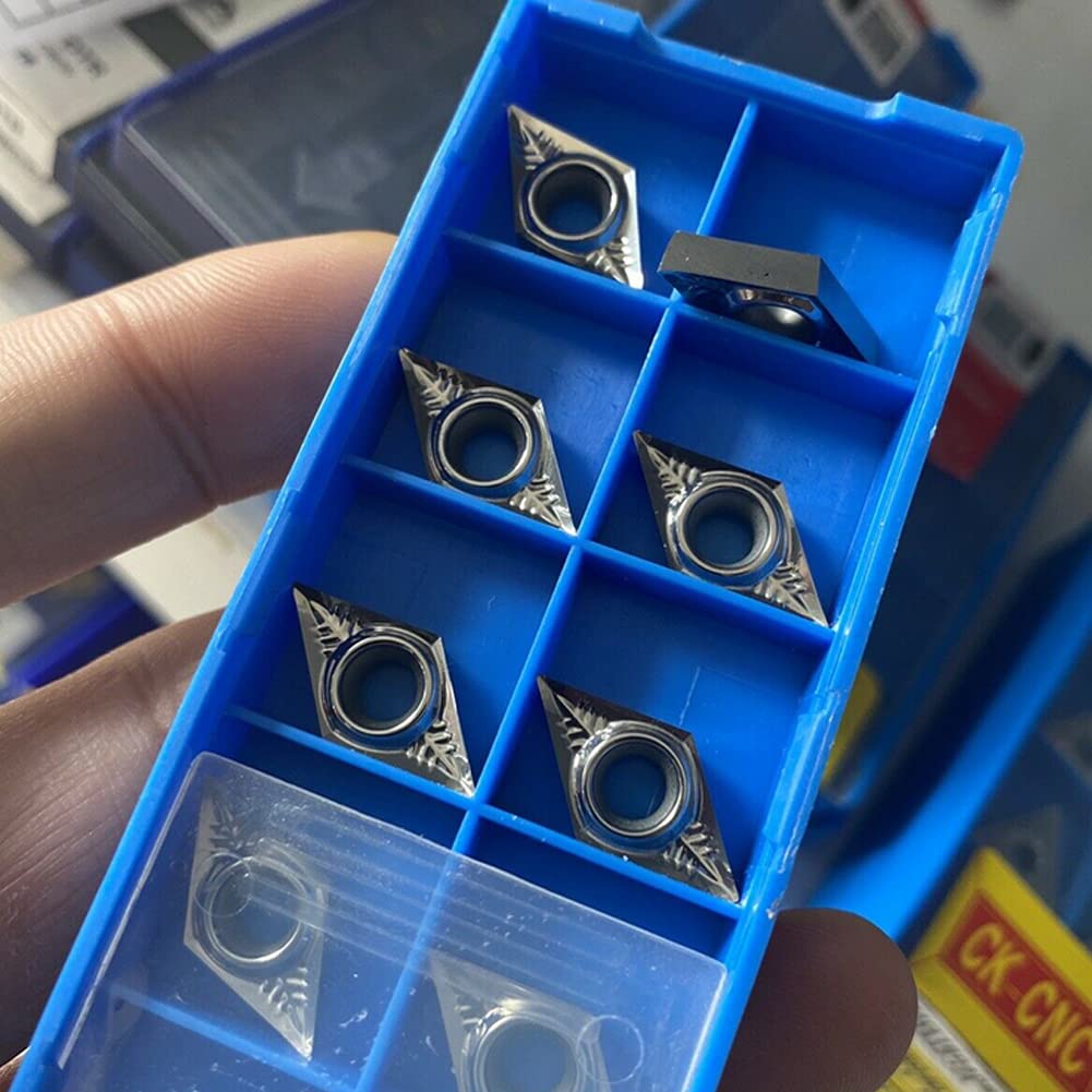 10 Stück für Aluminium DCGT11T302-AK DCGT32.50.5 Hartmetall-Einsätze Werkzeugeinsätze DCMT