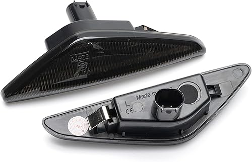 Miniatura 2 de NSLUMO Luces de marcador laterales LED ámbar secuenciales para 2004-2006 B'MW E46 LCI 325Ci 330Ci Coupé convertible guardabarros delantero indicador