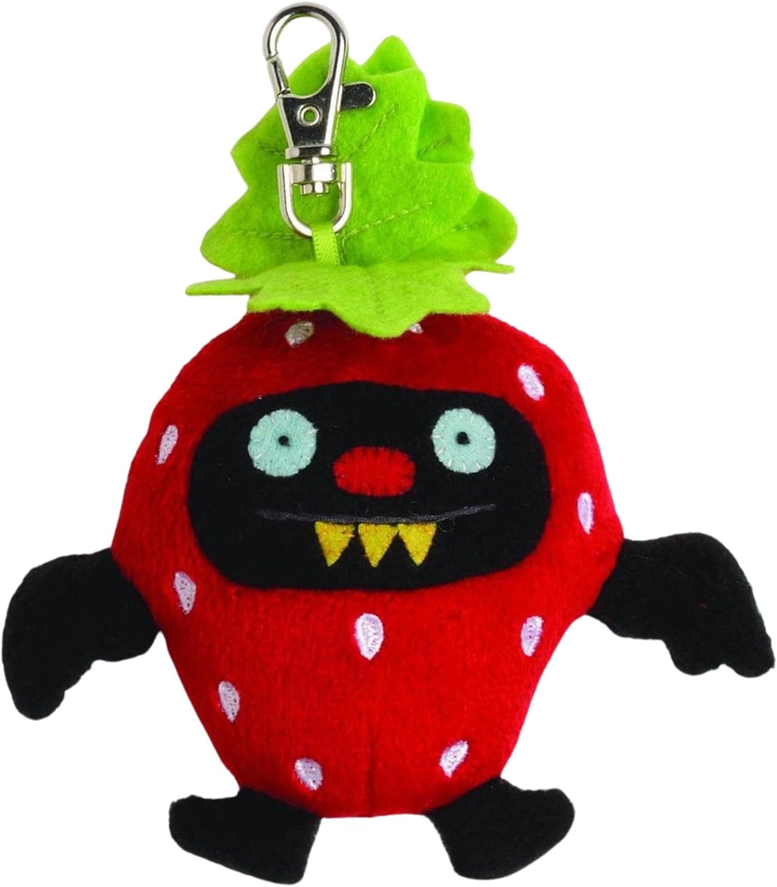 Uglydoll Ugly Fruits 'Ninja Batty' Strawberry Backpack Clip
