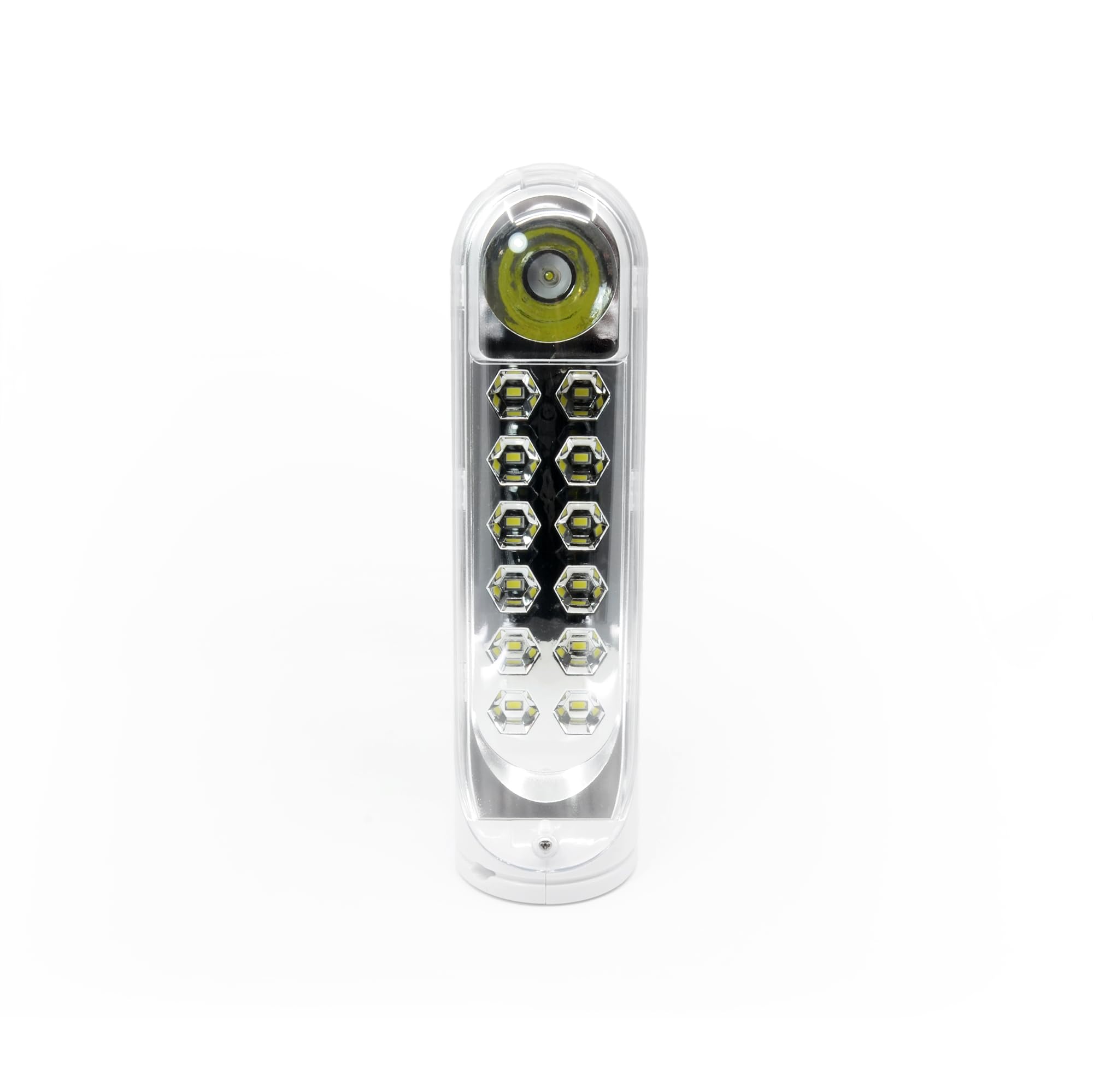 Avidsen 103622 Lampada di Emergenza Portatile con Uscita per Ricarica USB, Bianco