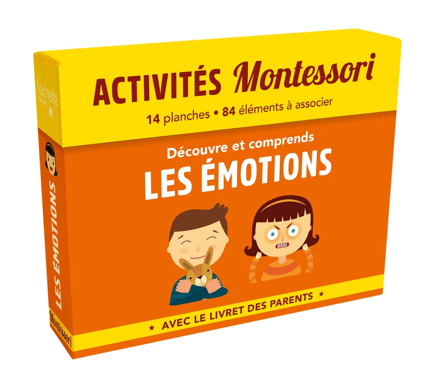 Boîte 1 Montessori - Les émotions: Avec le livret des parents