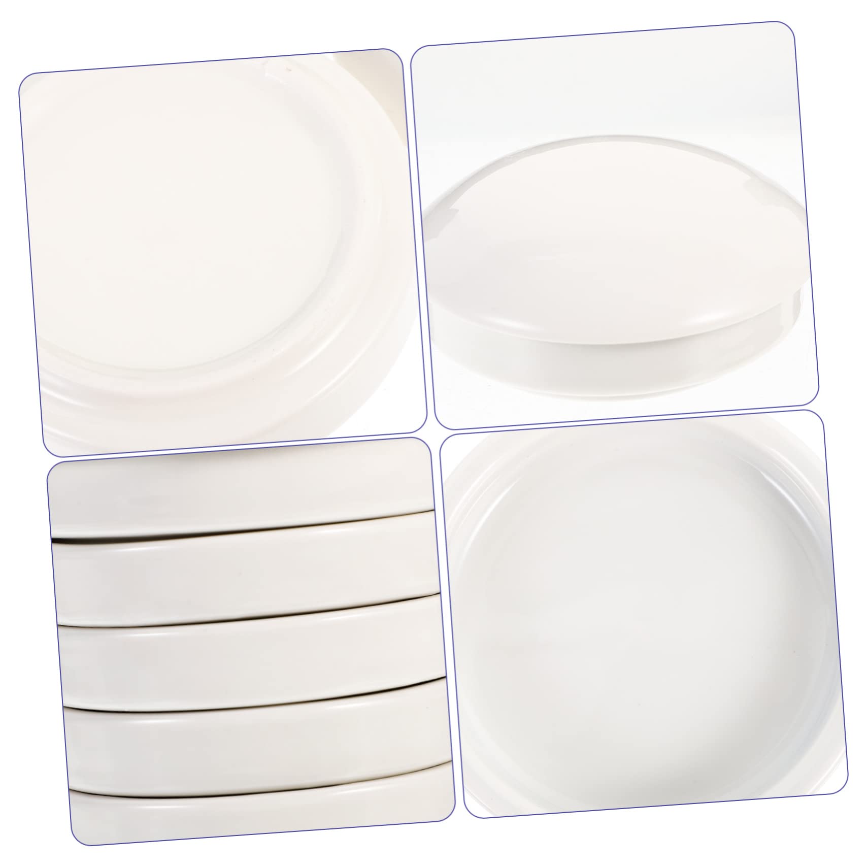 EXCEART Tavolozza in Ceramica 5 Strati per Acquerelli, Vassoio Miscelazione Colori, per Pittura ad Acqua DIY