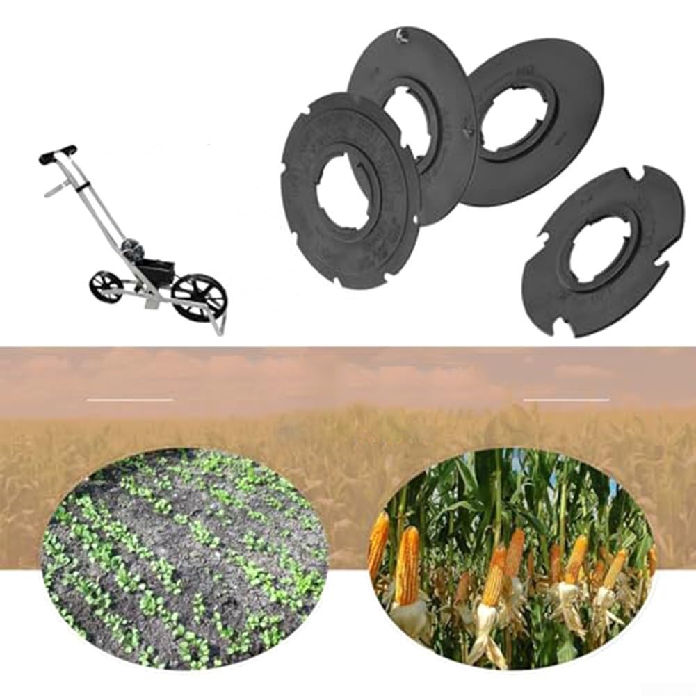 Juego de 12 bandejas de siembra de jardín para Earth ways 1001-B, para herramientas de espaciado de precisión para zanahorias, frijoles, pepinos, insertos de plantación de plástico negro