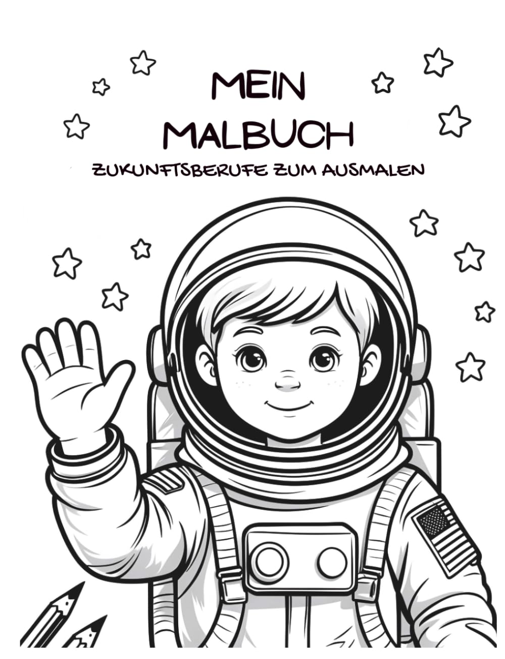 Mein Malbuch: Zukunftsberufe zum Ausmalen