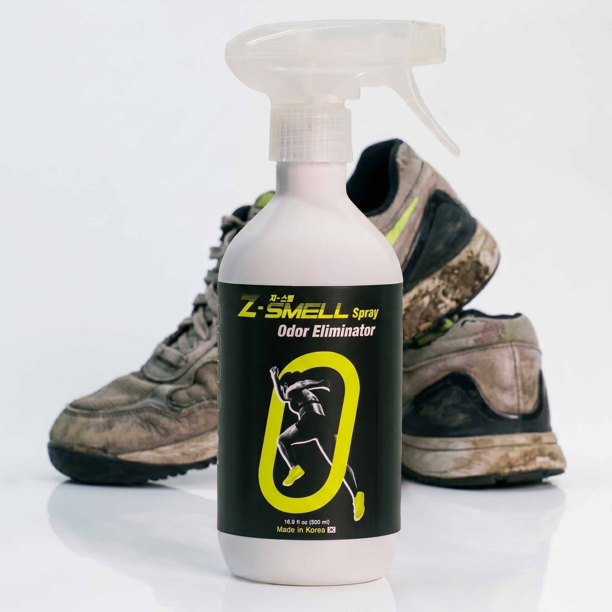 Z-Spray Odor Eliminator Spray – Bio-Based Enzyme Spray, Unscented &amp; Made with No Harsh Chemicals – For Shoes, Pets, Gear, Car &amp; Home – Safe for Kids &amp; Animals – 500mL