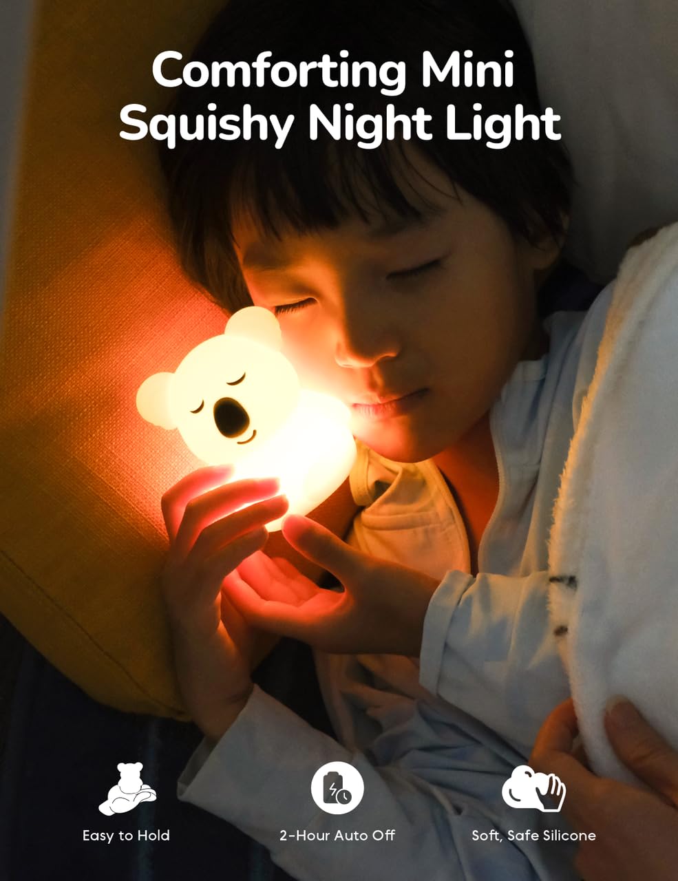 Breathing Pal Mini 'Kyle' – Luce respiratoria consapevole, luce guidata per meditazione visiva, sollievo dall'ansia, per calmarsi, meditazione, aiuto per dormire per adulti e bambini