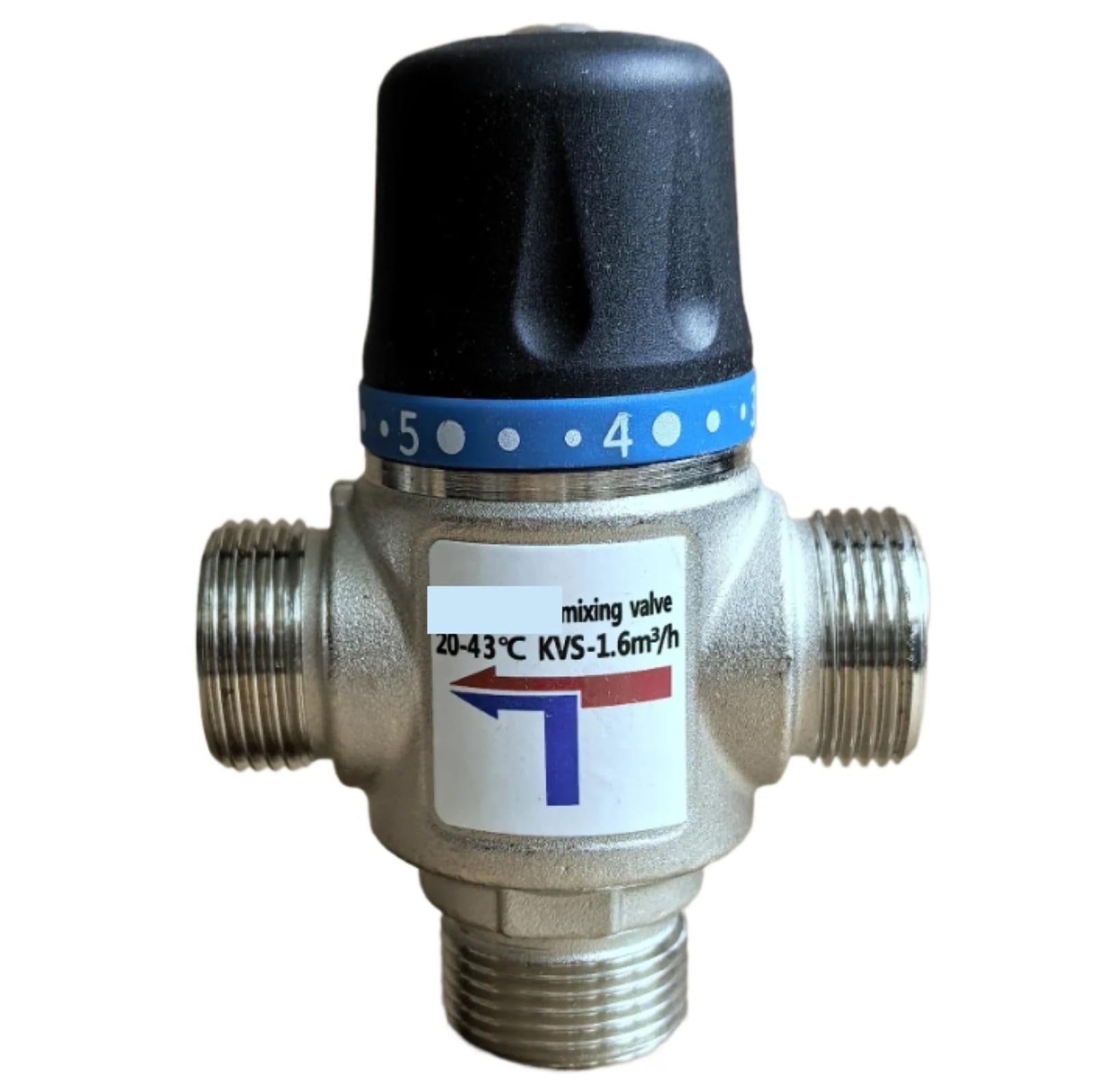 Trgyjgkf Men's One Color Exposed Water Heater Automatic Mixing Valve, Intelligent Thermostatic, Hot And Cold, Connection(Dn25)