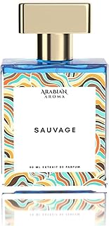 Sauvage Perfume for Men – Long Lasting Extrait De Parfum with Calabrian Bergamot, Lavender, and Cedarwood – Strong, Wild and Fresh Masculine Fragrance for Day & Nights – 50ml