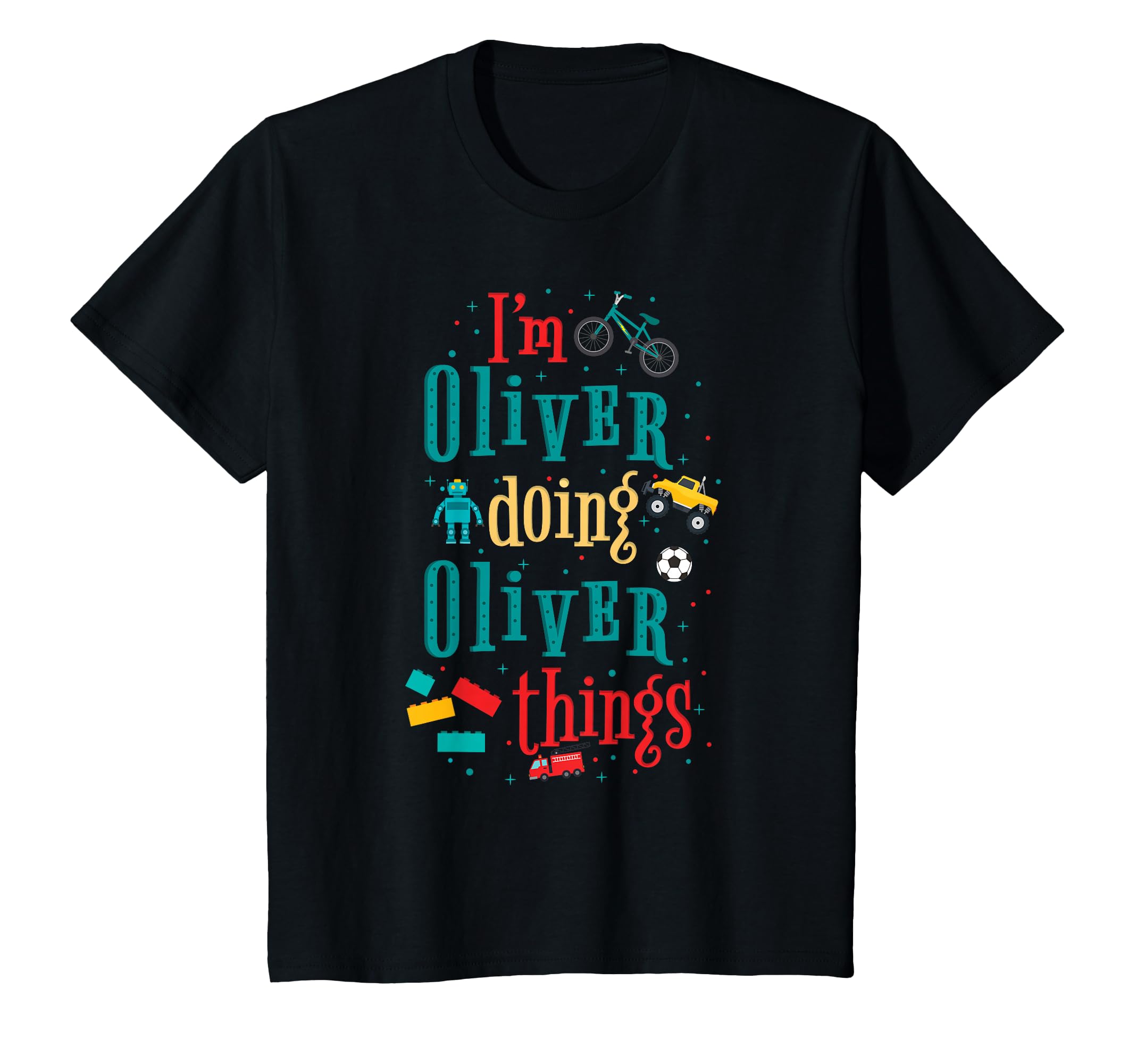 Kids I'm Oliver Doing Oliver Things Cute Boys T-Shirt