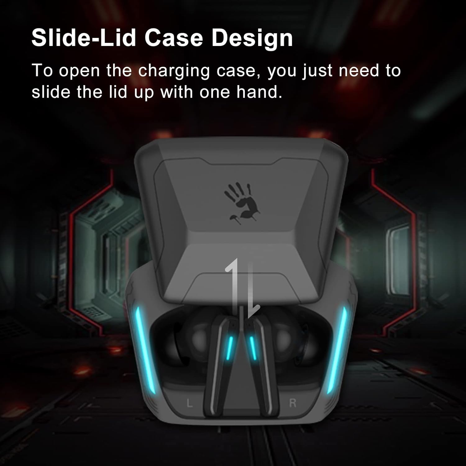 หูฟัง M70 เปื้อนเลือดจากการถูกน้ำสาด แสดงให้เห็นถึงคุณสมบัติกันน้ำระดับ IPX4