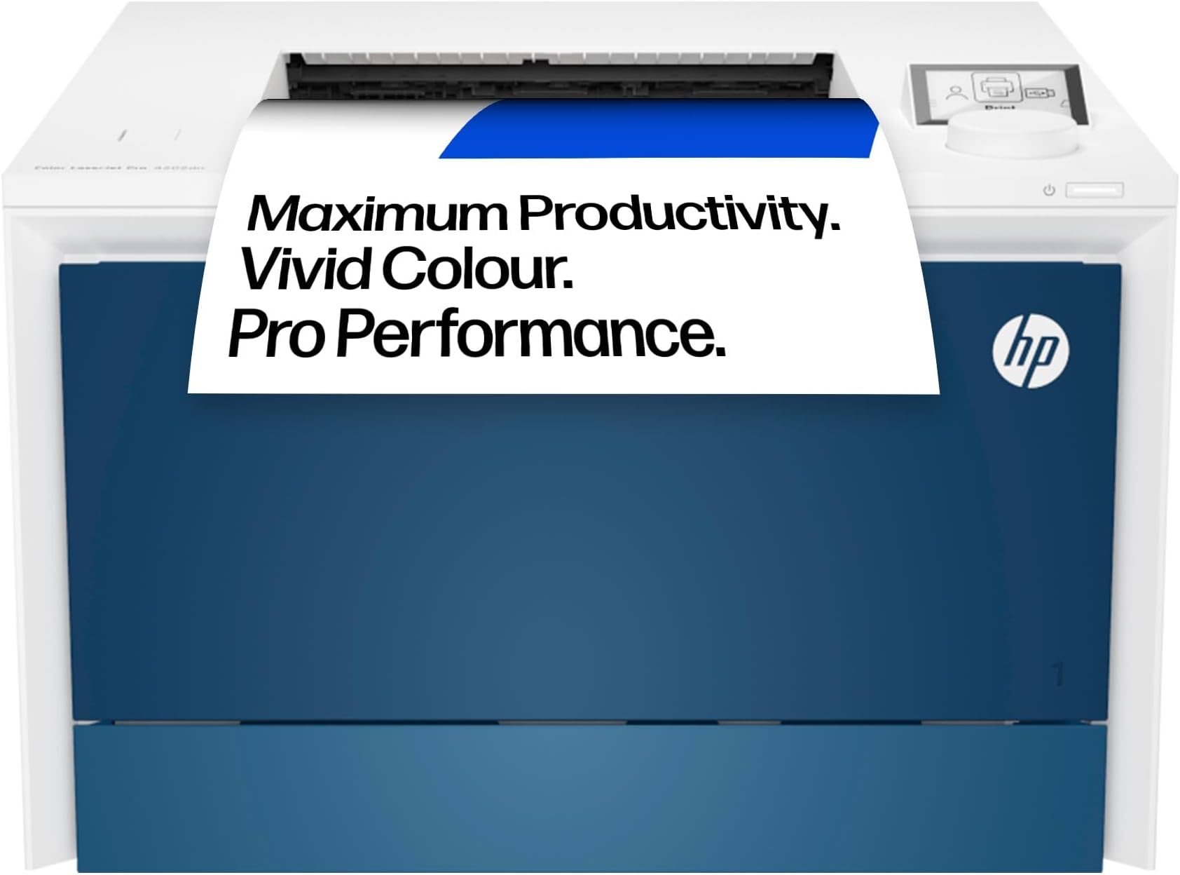 Laserjet Pro 4202dw Laser Printer | Colour | Printer for Small Medium Business | Wireless | Print | Print from Phone or Tablet | 2-Sided Printing | Self-healing | Ethernet