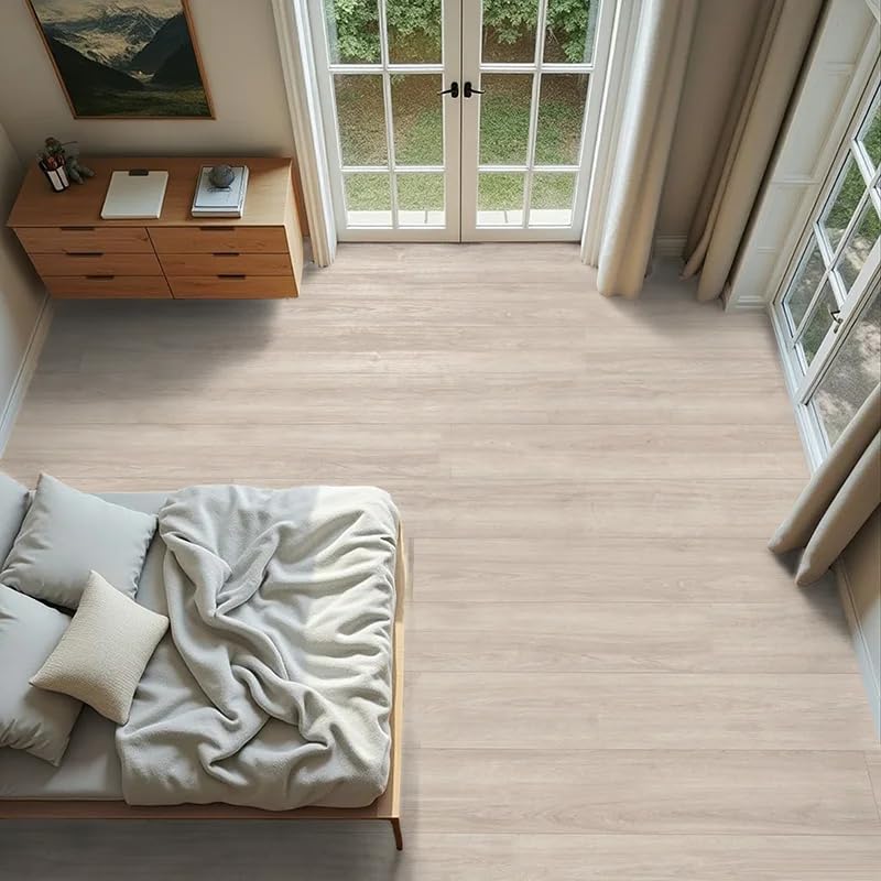 Suelo Laminado | AC5 | 8mm | Colección Elements | Efecto Madera | Tarima Flotante | Resistencia Humedad | Hogar y Comercio (Roble Agua, 1 Caja - 2.40 m²)