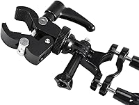 Vista 8 de Estabilizador de cardán para cámara de acción para manillar de bicicleta al aire libre Cámara de acción Gimbal estabilizador titular para ciclismo