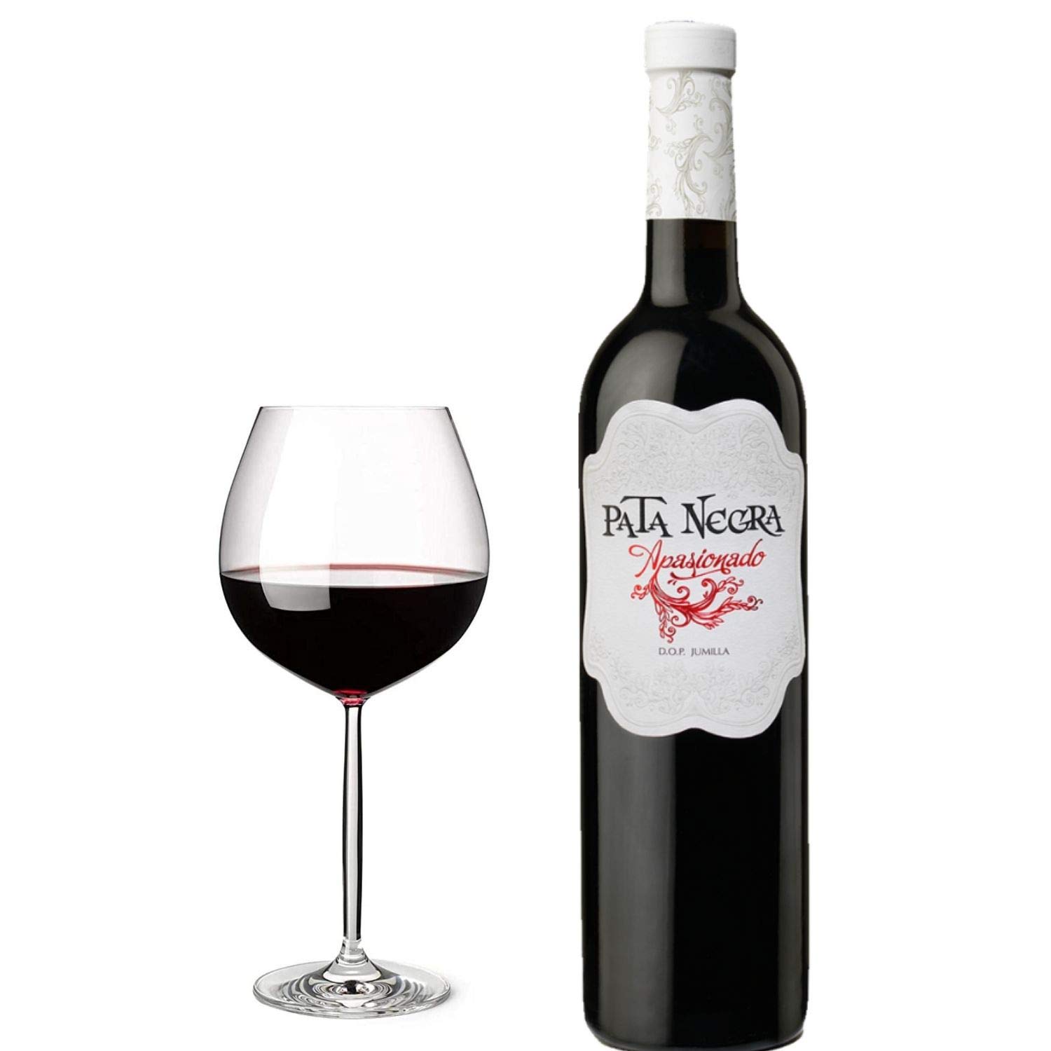 Pata Negra Apasionado - Vino Tinto D.O Jumilla - Caja de 6 Botellas x 750 ml
