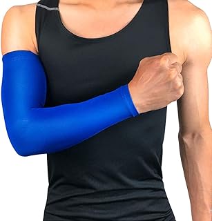 Tcare - 1 Brazo de refrigeración para Hombres y Mujeres, protección UV, para Baloncesto y fútbol, para Ciclismo