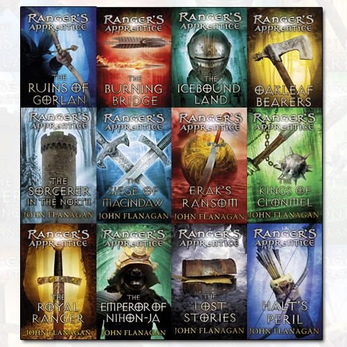 Image of John Flanagan Rangers Apprentice 12 Books Collection Set (The Emperor of Nihon-Ja, The Lost Stories, Erak's Ransom, Halt's Peril, Oakleaf Bearers, The Burning Bridge, The Icebound Land...