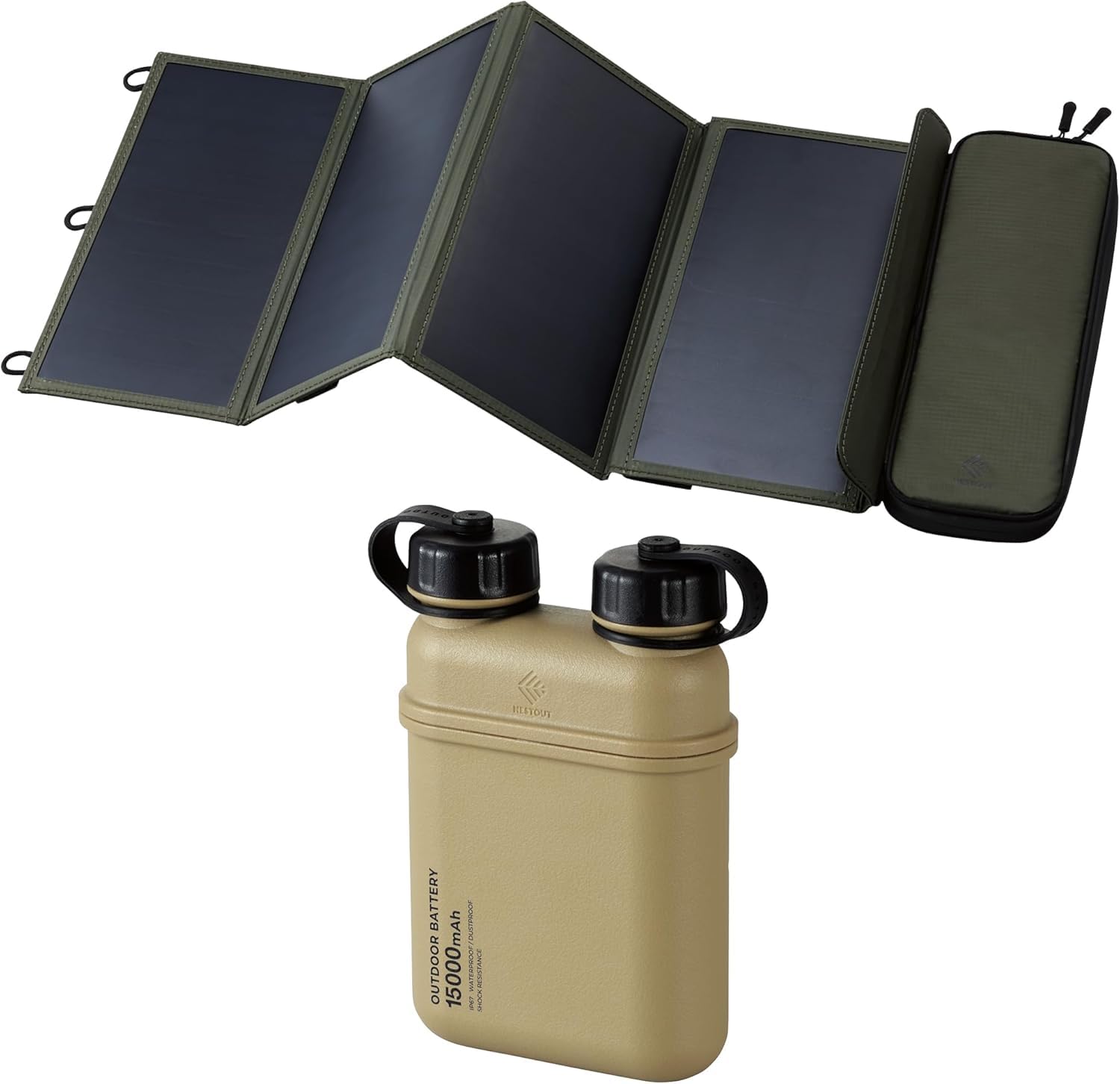 スマホアクセサリー ELECOM NESTOUT SOLAR-1 4PANEL Amazon.com: ELECOM NESTOUT 4-Panel Solar Panel Charger + 15000mAh