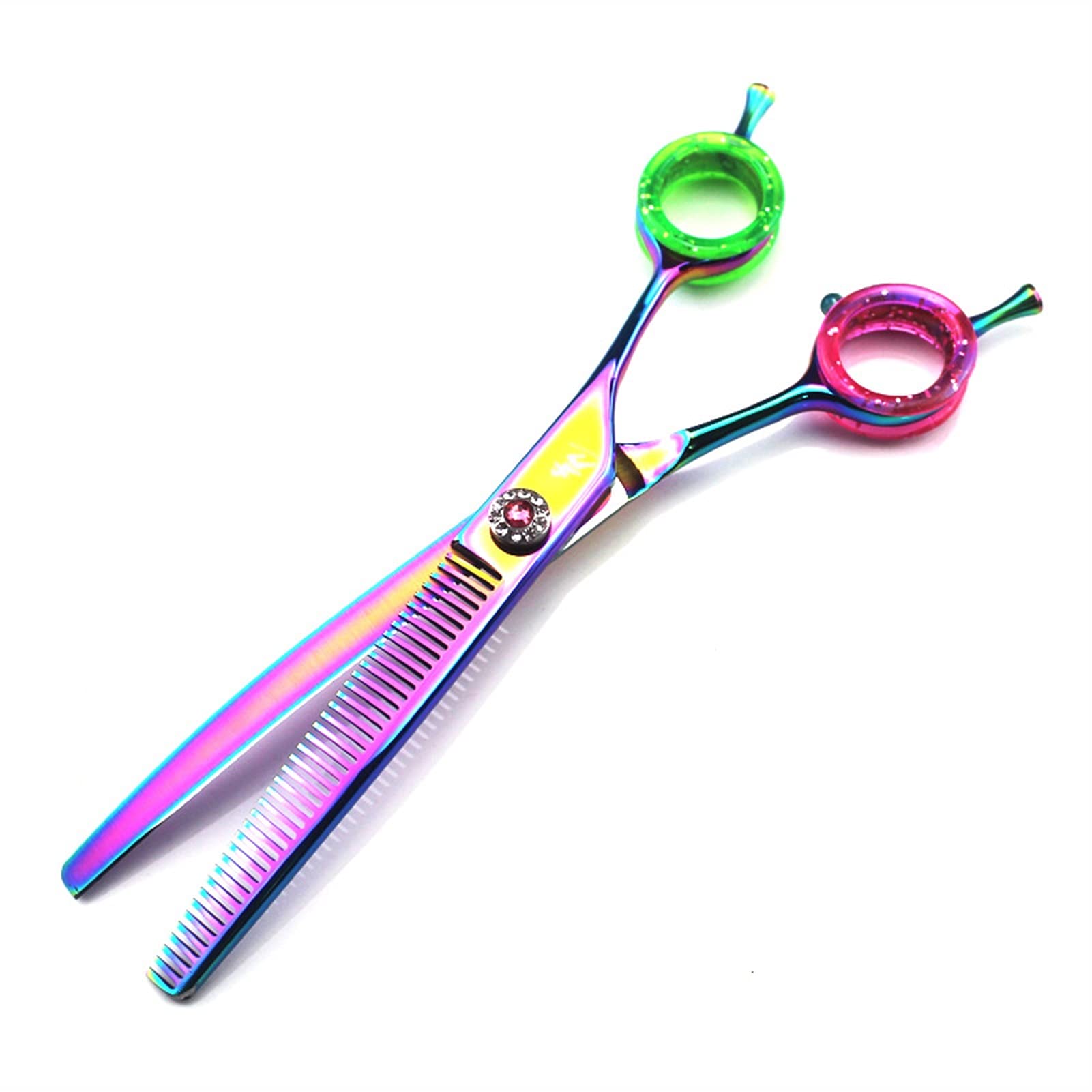 Ciseaux Coiffure/Ciseaux Cheveux Cisailles d'amincissement Ciseaux for animaux de compagnie chat chien toilettage Ciseaux de coupe Too Toears Cisailles en acier inoxydable 7 pouces Ciseaux salon Coiff