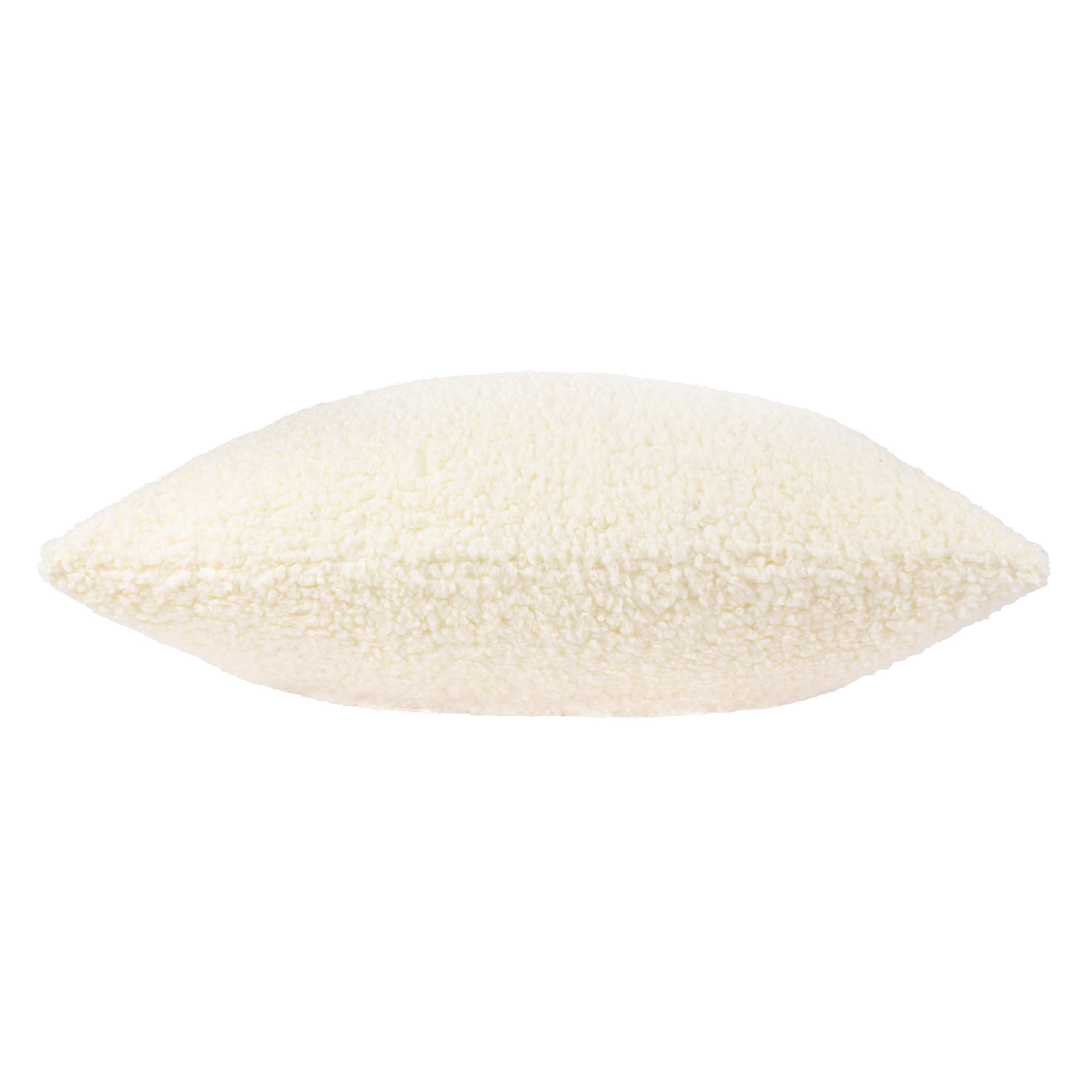 Yard Cabu Cushion Cover - Scandi Minimalist Chunky Boucle Textured Decorative Case (Ecru - 55x55cm), 55 x 55 cm (Pack of 1) - Image 2