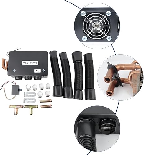 Miniatura 4 de Calentador de coche de 12 V, 50 W, portátil, ventilador descongelador, 3 puertos, descongelador, descongelador, calentador de ventilador de coche,