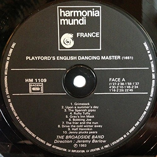 Country Dances: John Playford's English Dancing Master, 1651 - The Broadside Band, Jeremy Barlow