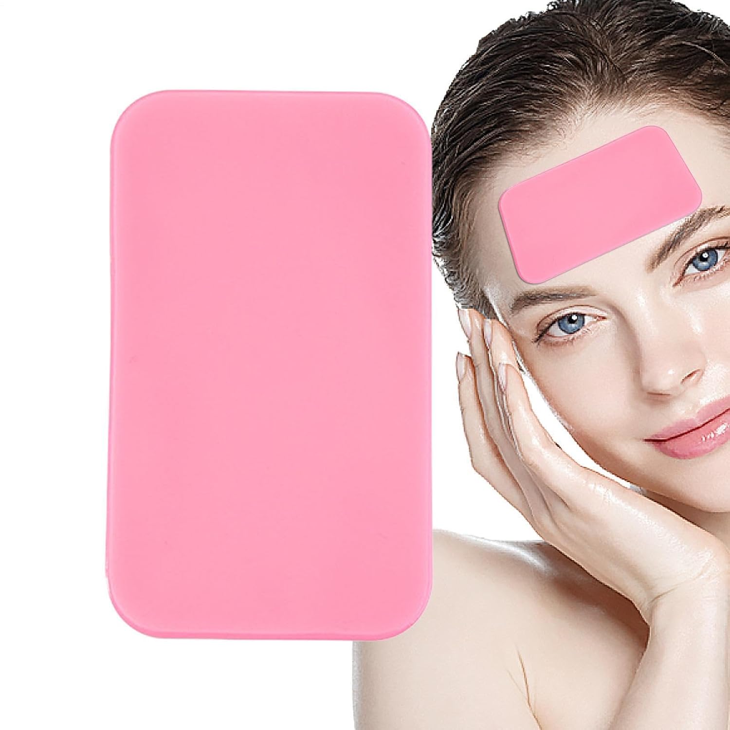 Reusable Silicone Eyelash Pad | Eye Lashes Holder Under Eye Pads Silicone Eyelash Holder Pad | Patch Lash Gel Reusable Skin-Friendly Eyelashes Forehead Sticker For Women