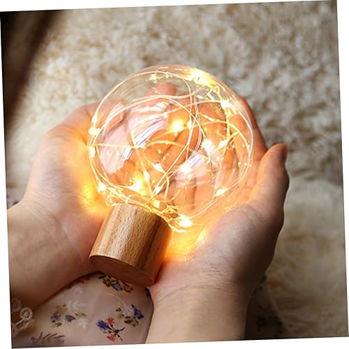 Miniatura 5 de Homoyoyo 3 unids estrella noche luz LED decoración luna decoración lamparas de mesa para estrella lámpara noche noche lámpara de cristal niñas