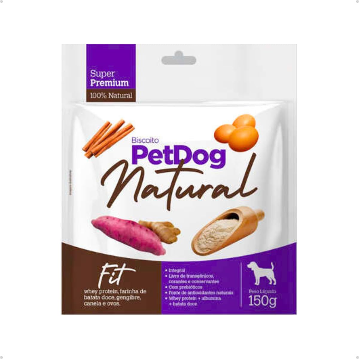 Biscoito Natural para Cães Super Premium Fit - 150 g - PetDog