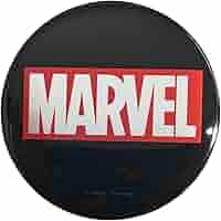 マーベル　marvel 缶バッジ Amazon | マーベル 缶バッジ MARVELロゴ SPTB786 | バッジ