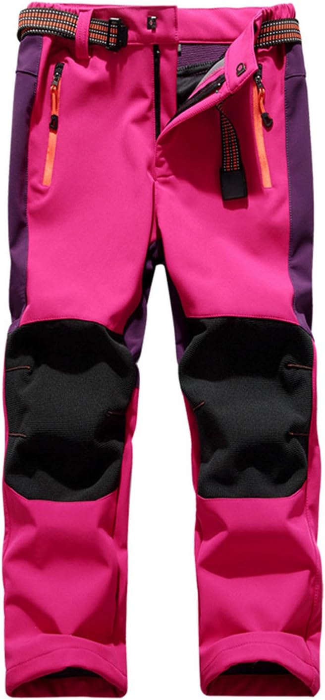Eniko Warm Softshell Trousers Climbing Trousers Fleece Lined Waterproof Outdoor Hiking Trekking Pants Boys Girls Childrens