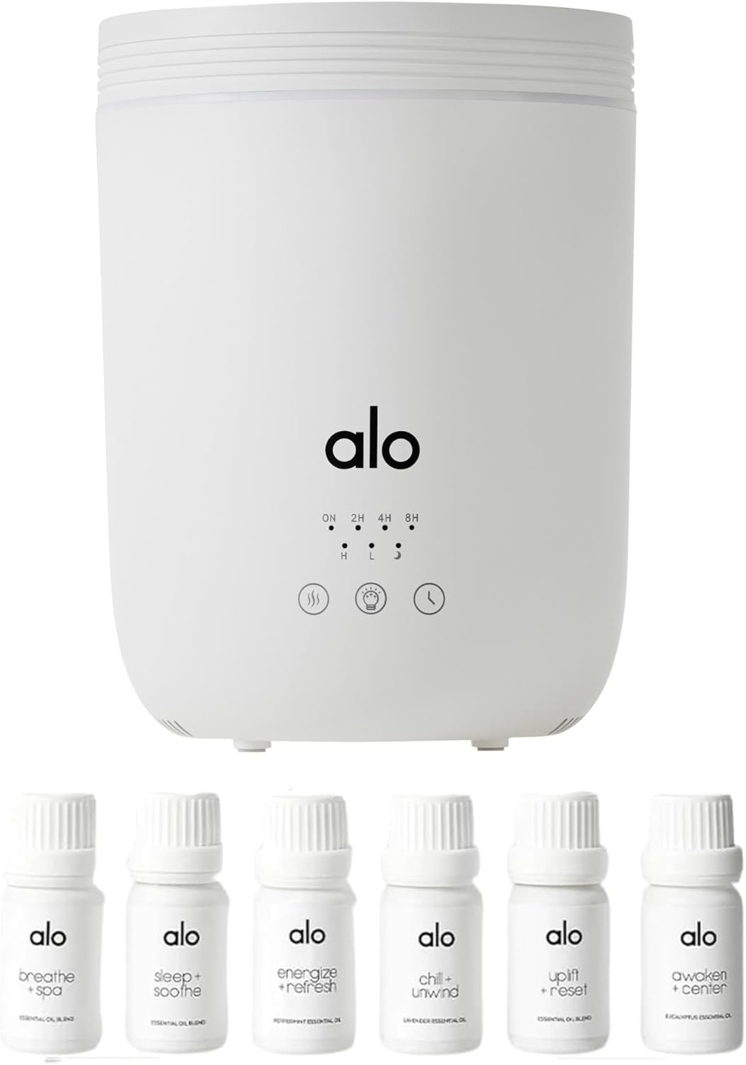 ALO Aura Diffuser | Essential Oil Diffuser & Cool Mist Humidifier | Quiet Operation | Covers 700 Sq. Ft | Up to 22 Hrs Runtime | for Home, Workout Studios, Classrooms |