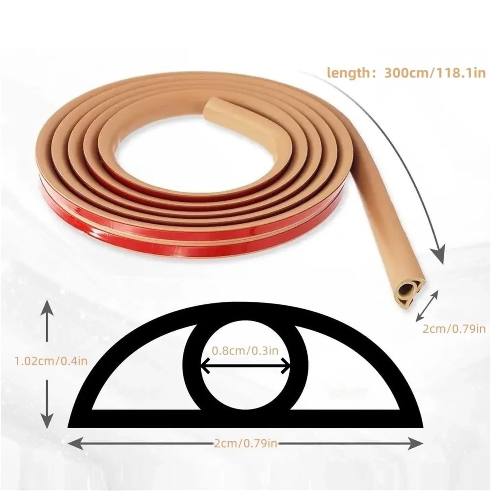 caNaleta Cables Pared Adhesivo 1 Unidad de Cubierta for Cables Suelo m/3 m, Fundas PVC Flexibles for conductos eléctricos, Protectores Adhesivos for Suelos(White,3.0M)