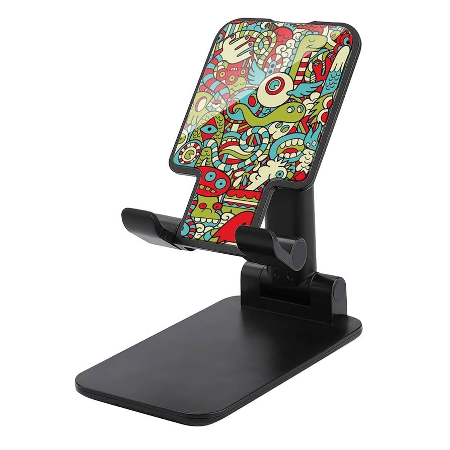 Amazon.co.jp: スマホスタンド 面白い 落書き モンスター スマホ